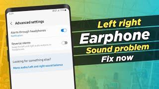 Reverse left right sound in earphone | Bgmi Left right sound problem | swap headphone left right