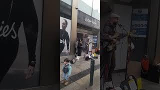 Dublin busker out of control