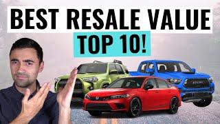Top 10 Cars With THE BEST Resale Value That Save You Money!