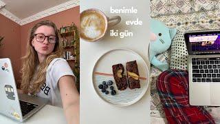 benimle evde iki gün | dünyanın en iyi banana bread tarifini veriyorum 