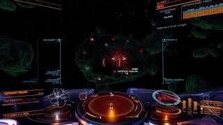 Elite Dangerous - Core Mining with CMDR Giles Farnaby - Metal Rich Asteroid - Rhodplumsite