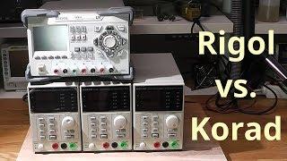 Rigol DP832 vs. Korad KA3005P