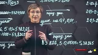 Умножение и деление десятичной дроби на 10, 100, 1000, ... и на  0,1; 0,01; 0,001; ... 5 класс.