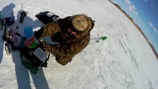 Зимняя рыбалка в Саратовской области. Рыбалка в Юбилейном. 07.03.2021 г.