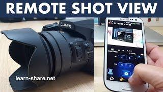 Panasonic Lumix Image App WiFi Set-Up (Remote Shooting View)