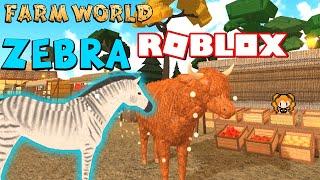 ROBLOX FARM WORLD ZEBRA! Eastern Squirrel, Adult Shire, BAT, Candy Party, Highland Cow - ANIMALS!