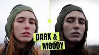 DARK MOODY look. Preset erstellen.   Photoshop Tutorial ( German/Deutsch )