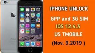 Iphone Unlock using GPP and 3G Sim (nov. 9,2019)