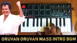 Oruvan Oruvan Mass Intro Bgm | Cover By Raj Bharath | Muthu | #Rajinikanth