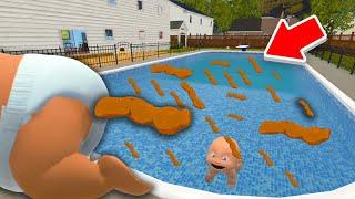 I POOPED in The SWIMMING POOL.. (Who's Your Daddy?)