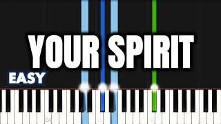 Tasha Cobbs Leonard - Your Spirit | EASY PIANO TUTORIAL by Synthly