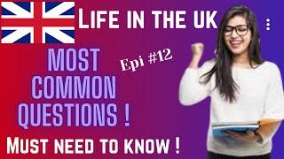 Life in the UK test 2021| British Citizenship test | QUESTIONS CAME IN PREVIOUS EXAM.