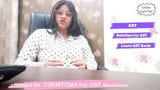 GST With Kridha Legal Star|One Solution For All GST related Problems#gst