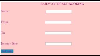 Railway Ticket Booking Using CalendarControl ASP.NET C# | MINI PROJECT| TECH SOLUTIONS.