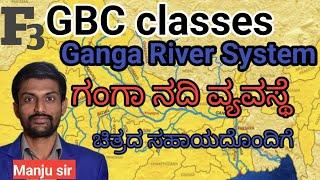 rivers of India.Ganga River system all / all Rivers in discription box  by Manjunath sir