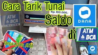 Cara Tarik Tunai Saldo Dana di ATM BCA Tanpa kartu ATM