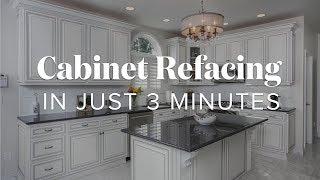 Cabinet Refacing in Just 3 Minutes | Kitchen Magic #design #kitchenmagic #kitchendesign