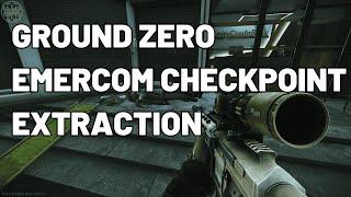 Emercom Checkpoint Extraction Location - Ground Zero - Escape from Tarkov #escapefromtarkov