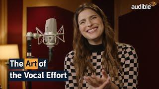 Lake Bell Demonstrates Vocal Efforts | Audible