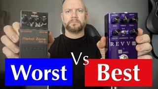 Metal Distortion Pedals - Best Vs Worst - Metal Zone Revv G3