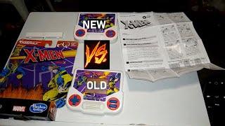 X Men Project X Hasbro 2020 & 1992 Tiger Electronics Handheld LCD Game Comparison