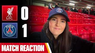 Tough Night, Onto Wembley | Liverpool 0-1 PSG | Chloe’s Match Reaction