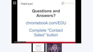 Edu on Air: Chromebooks for Education Jan 2013 Update