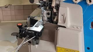 How to adjust your cutting width on an Industrial Overlocker.