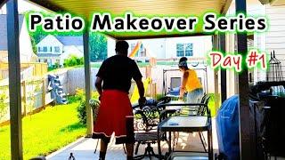 Detailed Backyard Patio Makeover Series | It's Time We REALLY Started Enjoying Our Backyard | #Day1