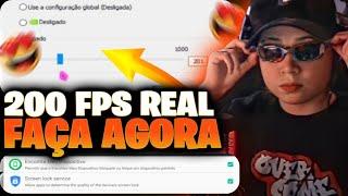  DESCOBRI como jogar com 200 FPS REAL no EMULADOR FREE FIRE!