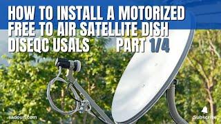 DIY Guide to Installing a Motorized Free To Air Satellite Dish: Part 1 of 4 - Setting Up Pole