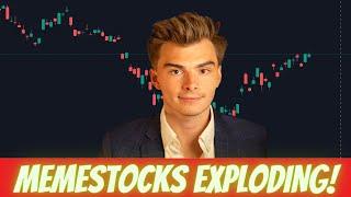 MEME STOCKS EXPLODING!! - Market Open With Short The Vix