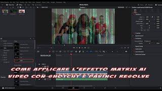 Come applicare l'Effetto Matrix ai video con Shotcut e DaVinci Resolve