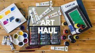 Massive Mixed Media Art Haul! Get fired up with delicious new art supplies!