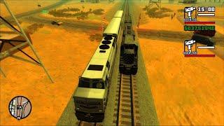 GTA San Andreas - Train Races (2 Player Co-op)