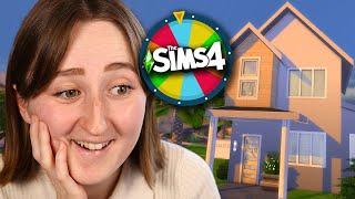 spinning a wheel to decide what i build in the sims