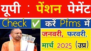 UP : January, February, March 2025 का पेंशन पेमेंट Status चेक करें | UP Pension Kab Aayegi Pension |