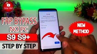 ►Easy Way  Bypass Google Account (FRP) Samsung Galaxy S9 | S9 Plus | Without PC #AndroidUnlock