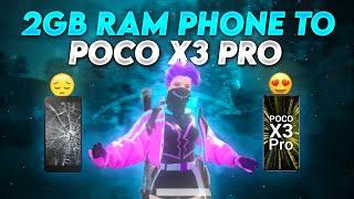 2GB RAM TO POCO X3 PRO | Low End Device To POCO X3 PRO | 20fps to 60fps