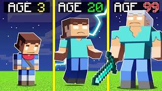 Surviving 99 Years As HEROBRINE In Minecraft!