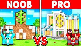 NOOB vs PRO: MOST SAFEST BANK VAULT BUILD CHALLENGE