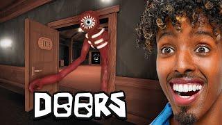 AJ PLAYS ROBLOX DOORS!