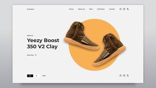 Responsive Sneaker Website Design Using HTML CSS And JavaScript