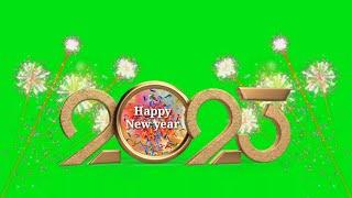 Happy New Year 2023 Green Screen video || Countdown 2023