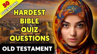 THE OLD TESTAMENT QUIZ - 50 BIBLE QUESTIONS TO TEST YOUR BIBLE KNOWLEDGE - The Bible Quiz