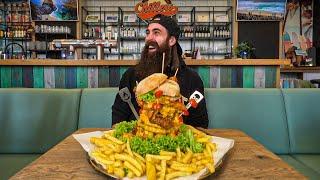 ATTEMPTING GERMANY'S BIGGEST BURGER CHALLENGE! | BeardMeatsFood