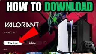 How to Download & Play Valorant on PS5/XBOX now! (Early Beta Access)