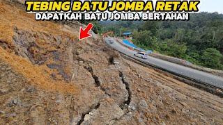 Batu Jomba Cliff Cracked and Threatened to Collapse