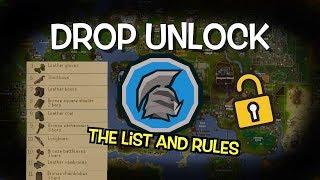 How the list was created and the rules | Drop Unlock #0