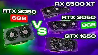 RTX 3050 6GB vs RX 6500 XT. Can the new 6GB RTX 3050 compete with AMD?